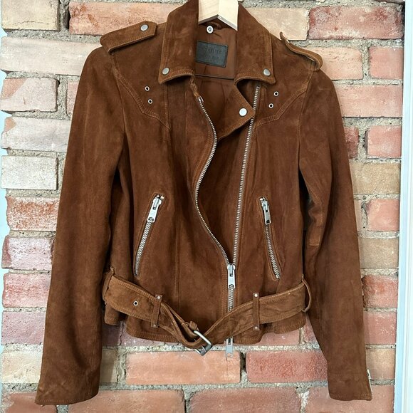 AllSaints Plait Western Biker Jacket — UK 10 / US 6 / EU 38 - Picture 2 of 5